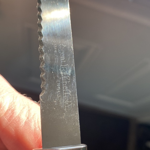 Vintage MCM flatware set Regent Sheffield from England - Picture 9 of 9